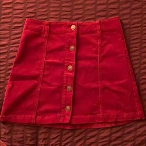 Coudouroy mini skirt